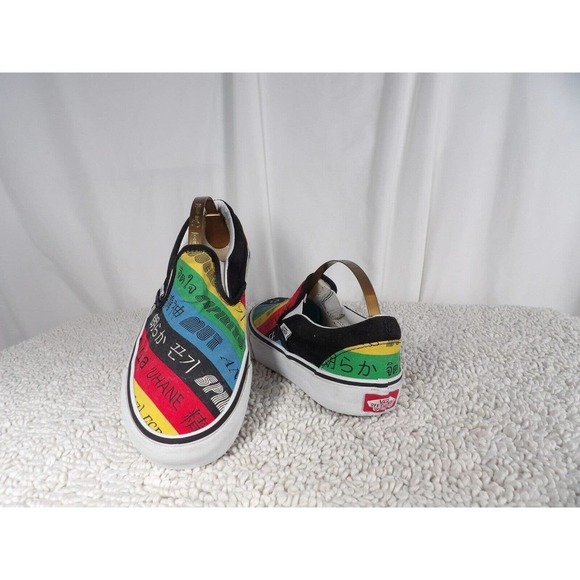 Vans Unisex Multicolor Spirit Canvas Classic Slip On Sneaker Shoes Size M4.5 W6 - Picture 1 of 7